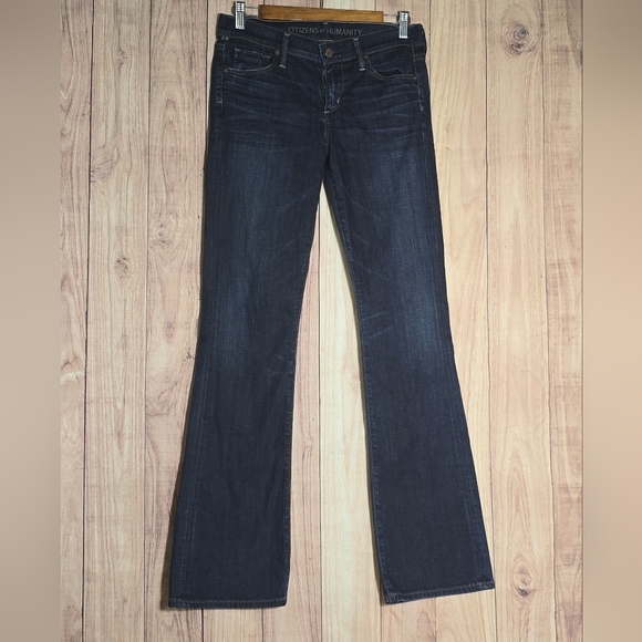 Citizens of Humanity Dita Petite Bootleg Women's Dark-wash Jeans Size 28 - Picture 6 of 13